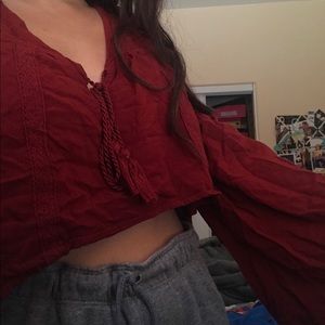 SUPER cute flowy blouse!